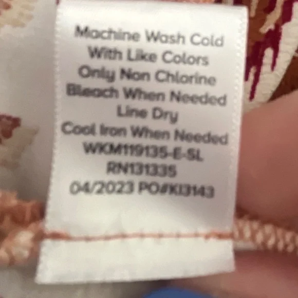 Evereve Mila Long Kimono Duster with Tribal Print Size S/M - Picture 8 of 9